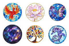 Stained Glass Clipart Bundle - CraftNest - Digital Crafting and Art