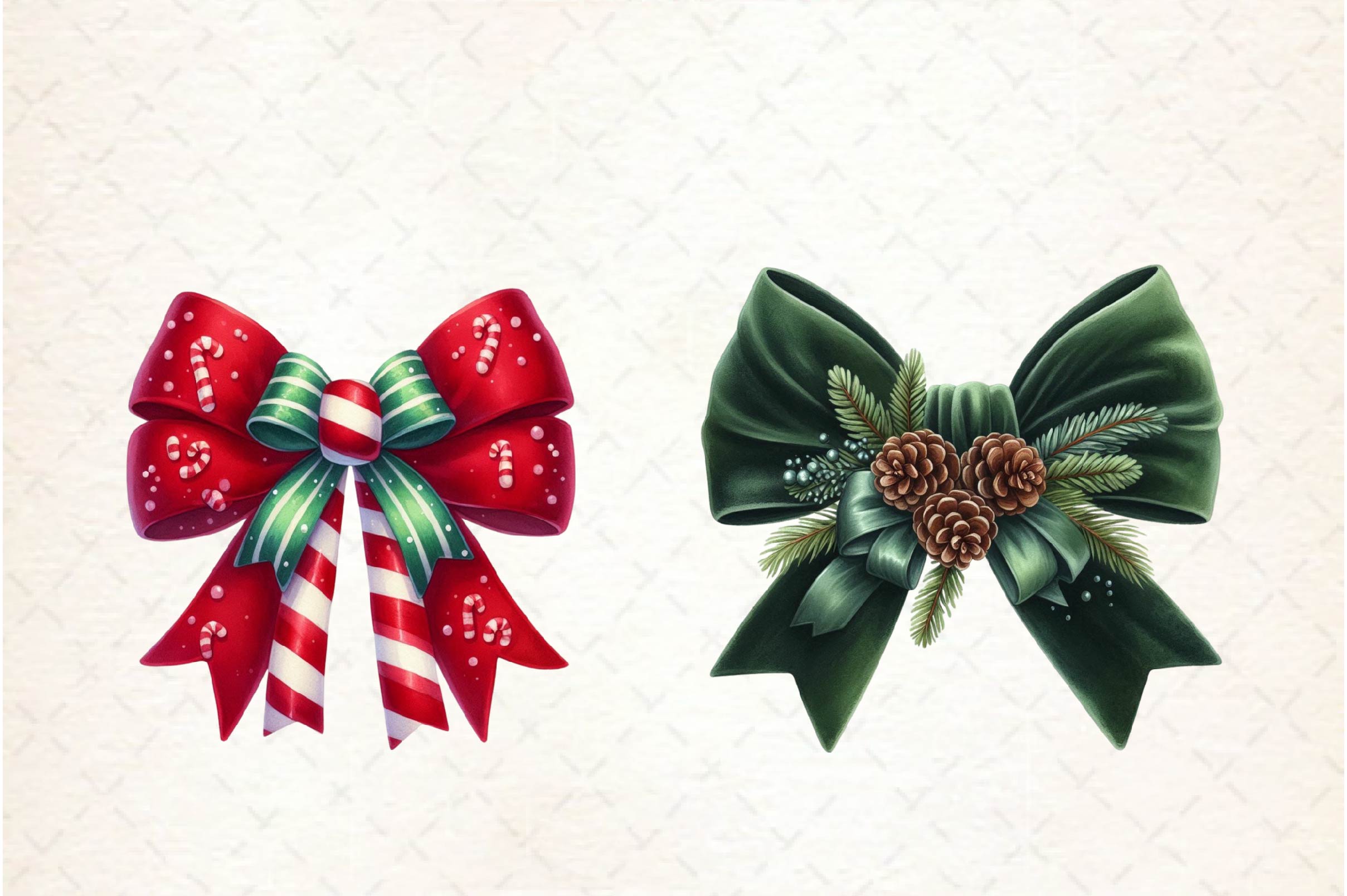 Velvet Bows Clipart Bundle - CraftNest - Digital Crafting and Art