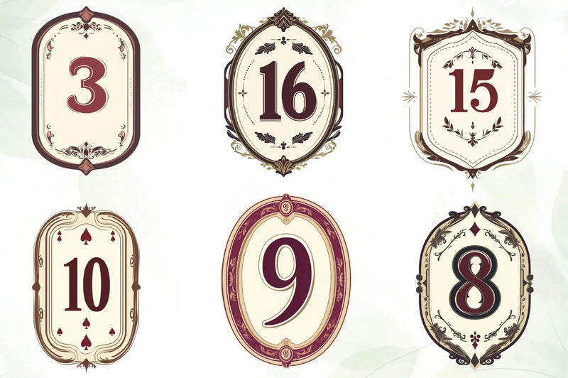 Vintage Christmas Advent Calendar Clipart Bundle - CraftNest - Digital Crafting and Art