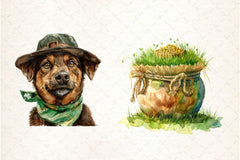 St Patrick's Day Farm Clipart Bundle - CraftNest - Digital Crafting and Art