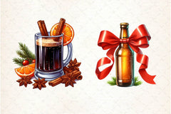 Christmas Beers Clipart Bundle - CraftNest - Digital Crafting and Art