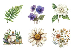 Vintage Botanical Clipart Bundle 1 - CraftNest - Digital Crafting and Art