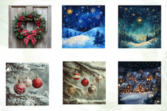 Background Christmas Clipart Bundle - CraftNest - Digital Crafting and Art