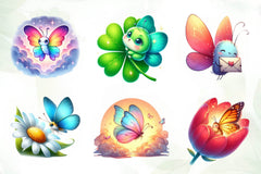 Adorable Butterfly Clipart Bundle - CraftNest - Digital Crafting and Art