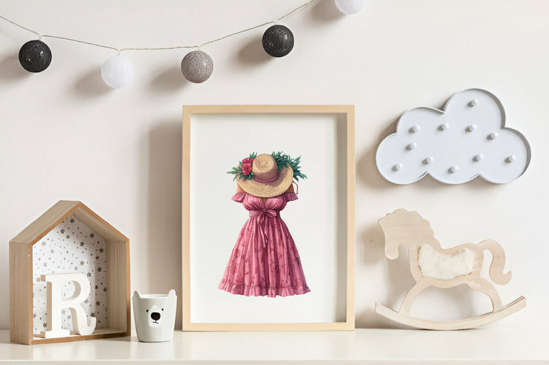 Pink Summer Santorini Travel Clipart Bundle - CraftNest - Digital Crafting and Art