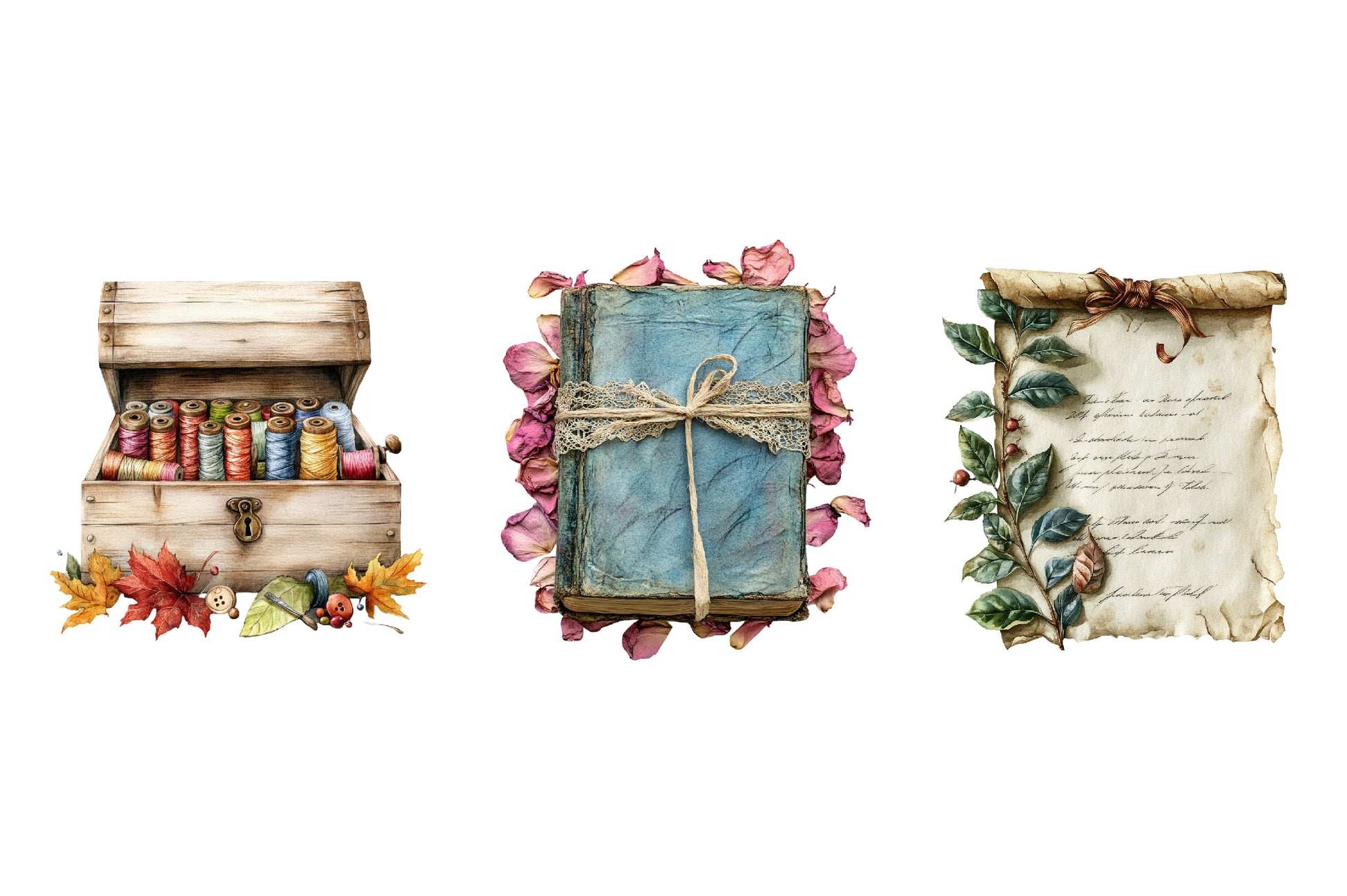 18th Century Victorian Fall Clipart Bundle - CraftNest - Digital Crafting and Art