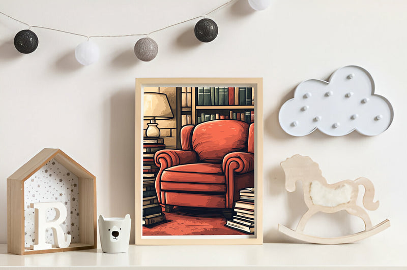 Reading Books Postage Stamp Clipart Bundle - CraftNest - Digital Crafting and Art