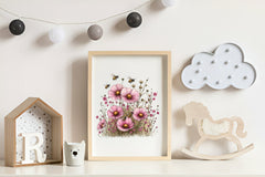 Pink Summer Bees Garden Clipart Bundle - CraftNest - Digital Crafting and Art