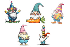 Easter Gnome Clipart Bundle 2 - CraftNest - Digital Crafting and Art