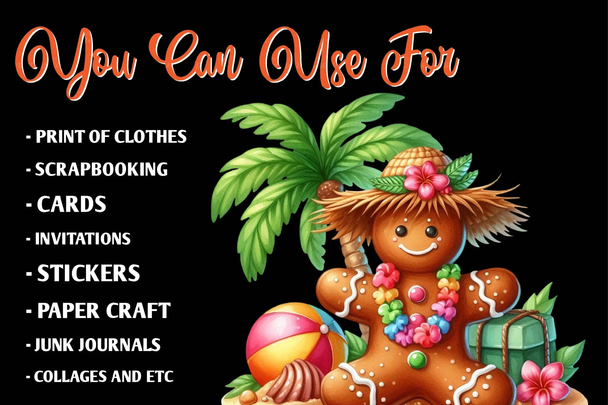 Summer Christmas Clipart Bundle - CraftNest - Digital Crafting and Art