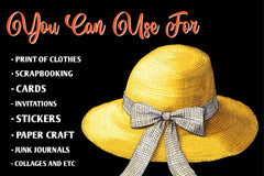 Yellow Patchwork Summer Clipart Bundle - CraftNest - Digital Crafting and Art