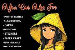 Lemon Kid Clipart Bundle - CraftNest - Digital Crafting and Art