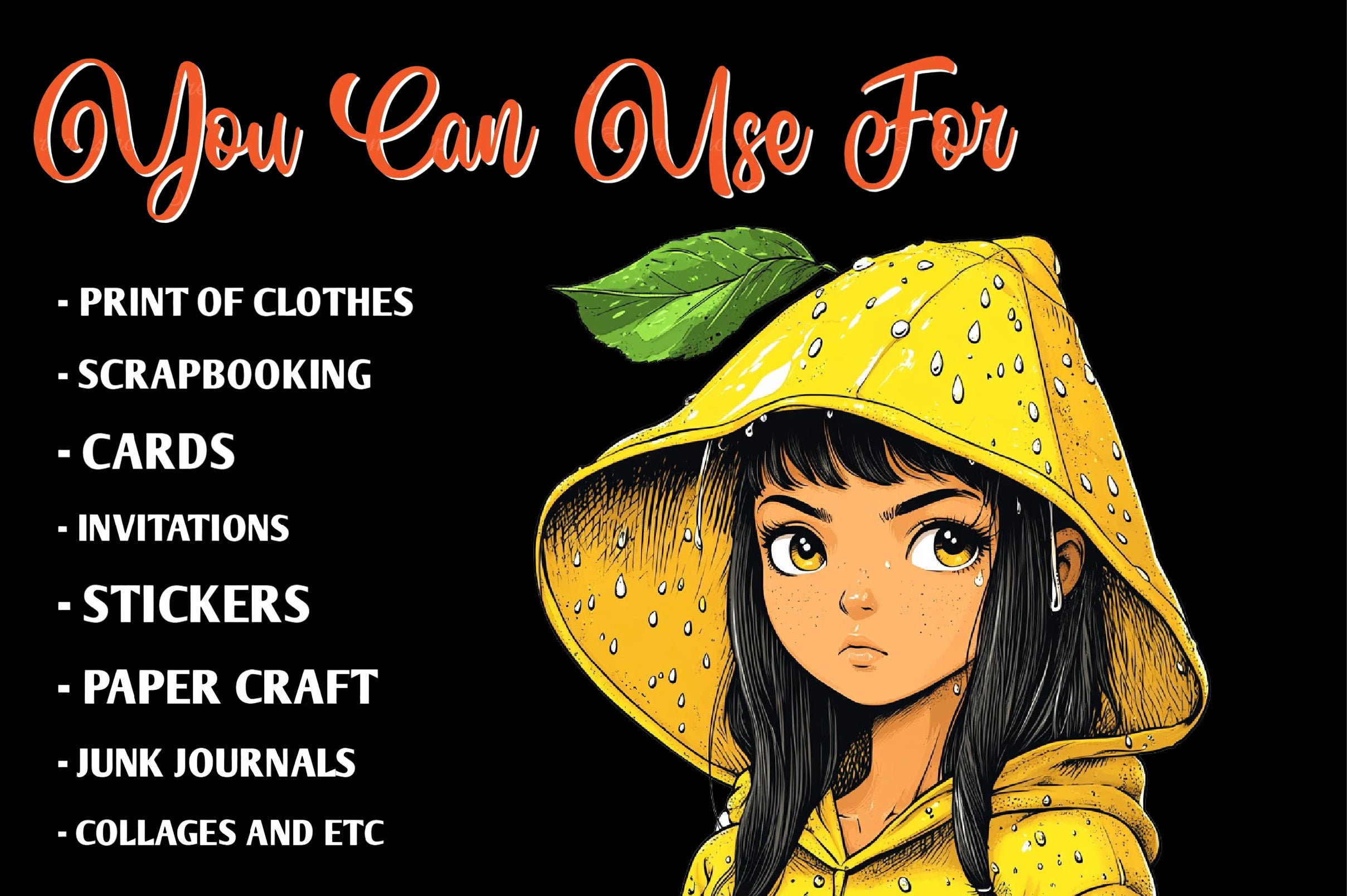 Lemon Kid Clipart Bundle - CraftNest - Digital Crafting and Art