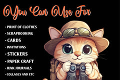 Camping Animals Clipart Bundle - CraftNest - Digital Crafting and Art