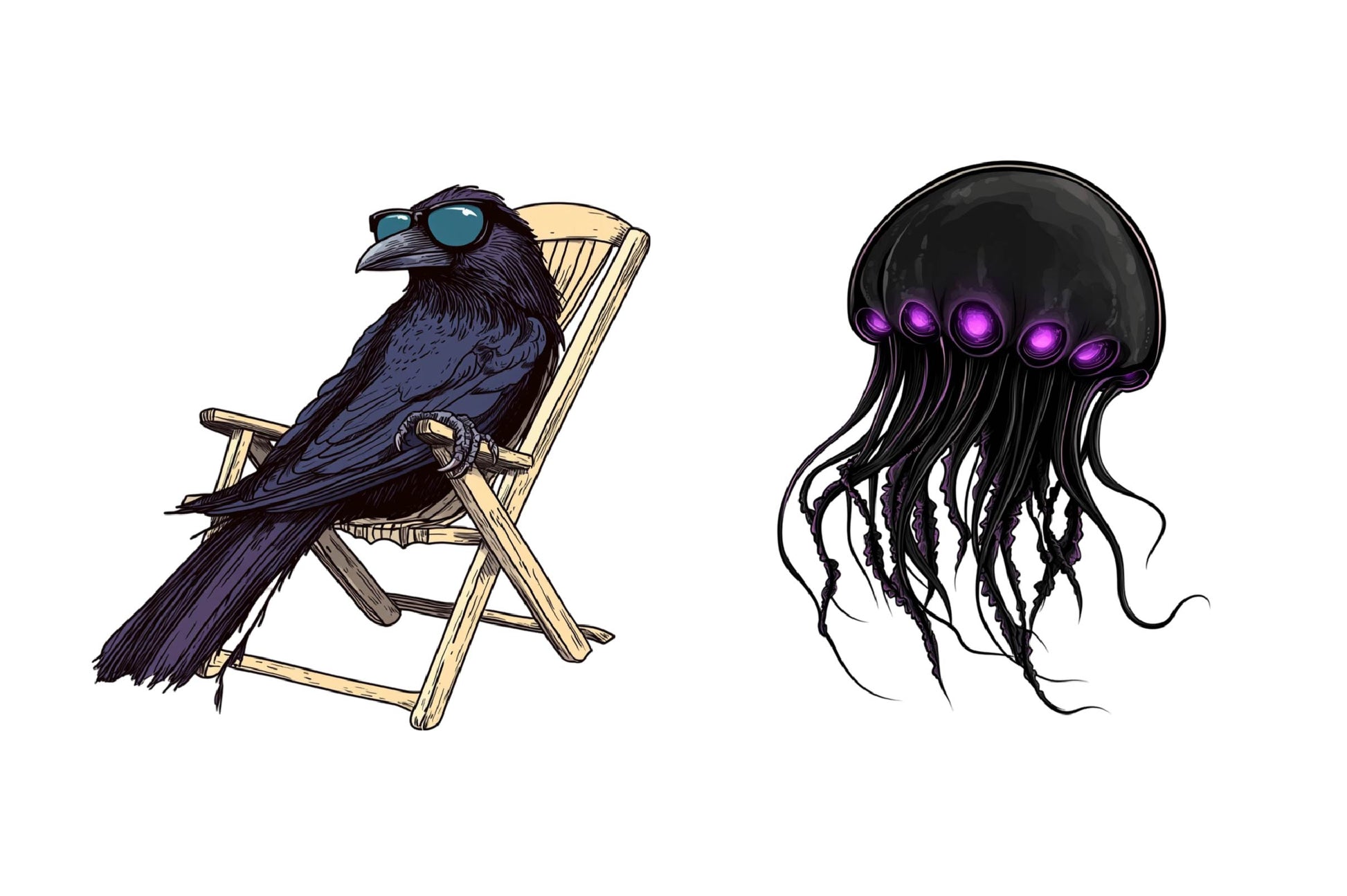 Gothic Summer Clipart Bundle 2 - CraftNest - Digital Crafting and Art