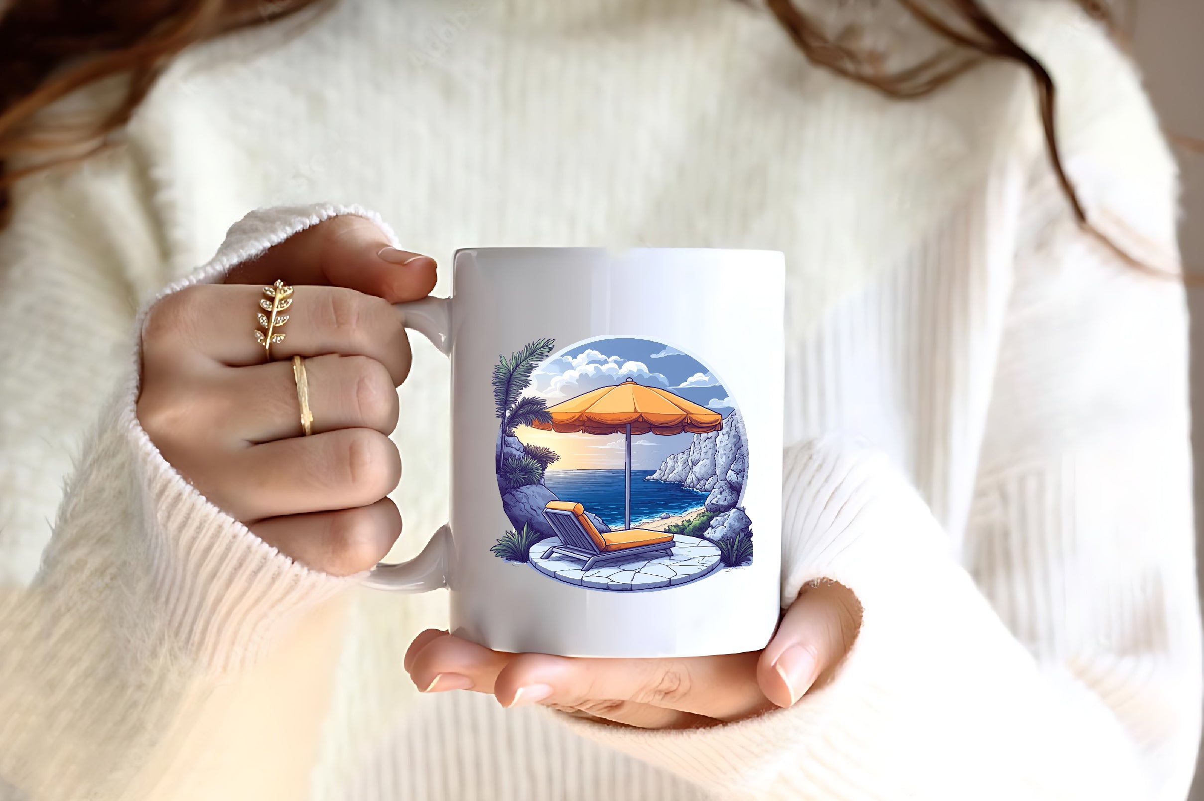 Pink Summer Santorini Travel Clipart Bundle - CraftNest - Digital Crafting and Art