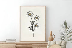 Black Wildflower Clipart Bundle - CraftNest - Digital Crafting and Art