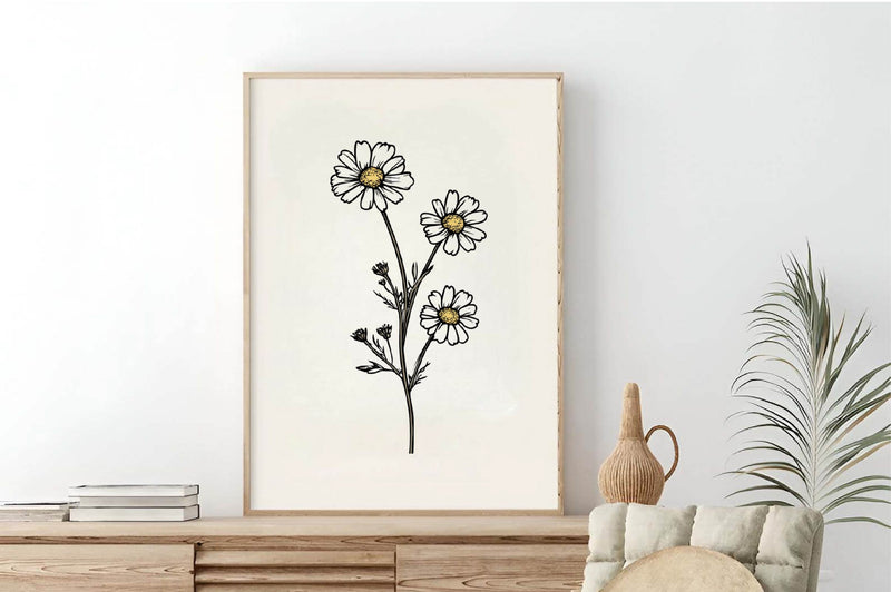 Black Wildflower Clipart Bundle - CraftNest - Digital Crafting and Art