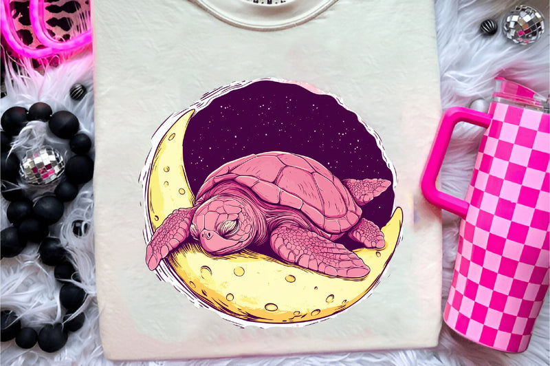 Pink Sea Turtle Clipart Bundle - CraftNest - Digital Crafting and Art