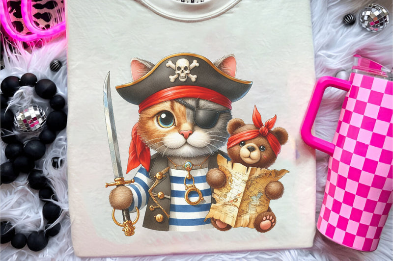 Animals Pirate Clipart Bundle - CraftNest - Digital Crafting and Art