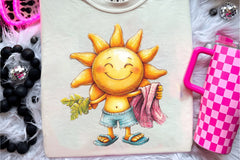 Quirky Summer Beach Day Clipart Bundle - CraftNest - Digital Crafting and Art