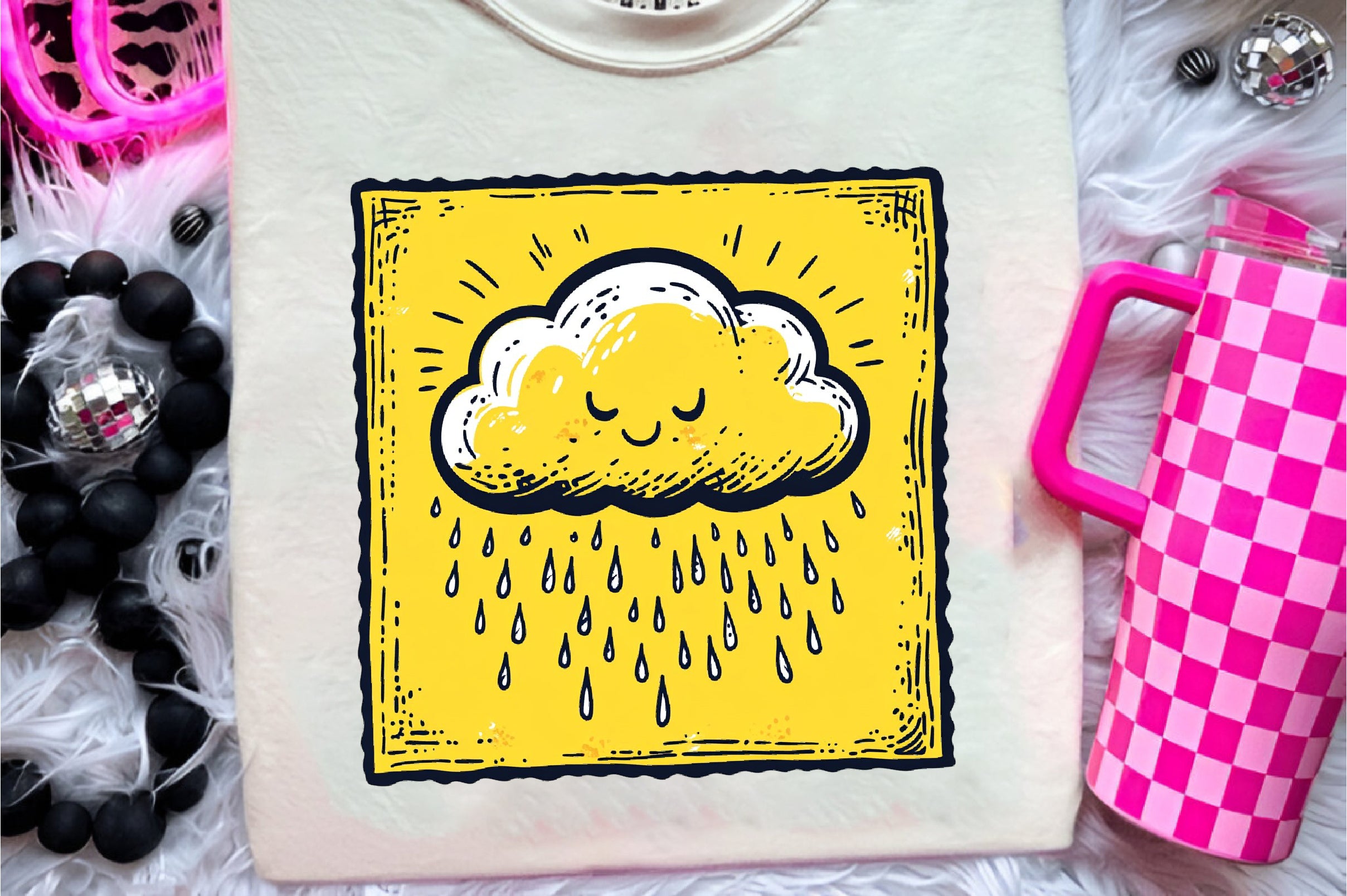 Yellow Summer Postage Stamps Clipart Bundle - CraftNest - Digital Crafting and Art