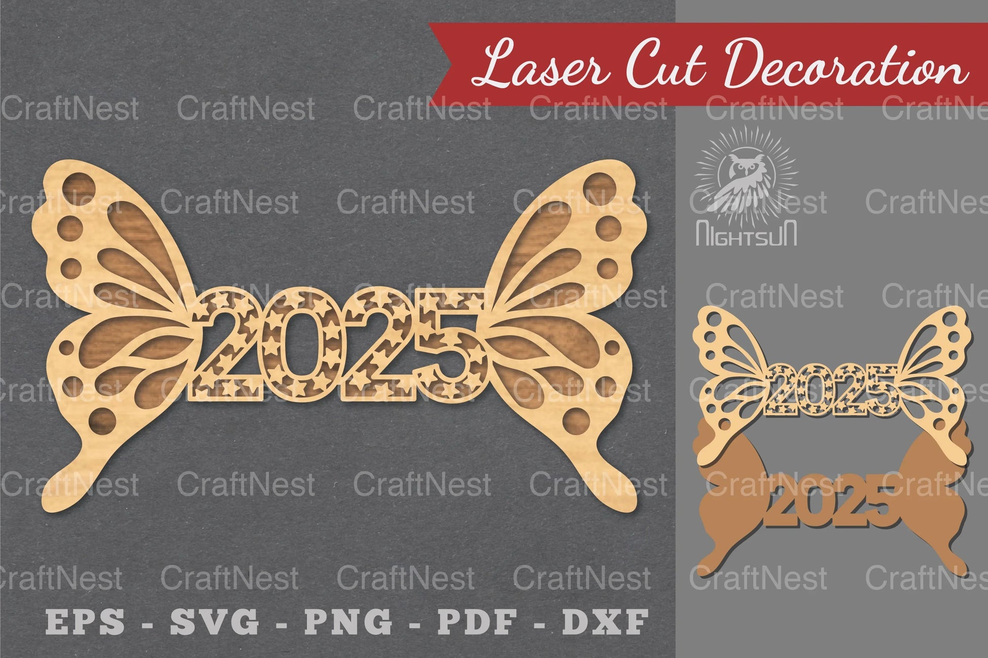 Butterfly Laser Cut Decoration Clipart Bundle - CraftNest - Digital Crafting and Art