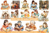 Happy Mothers Day Reading Clipart