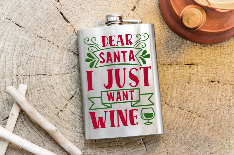 Christmas Wine SVG Bundle 2 - CraftNest - Digital Crafting and Art