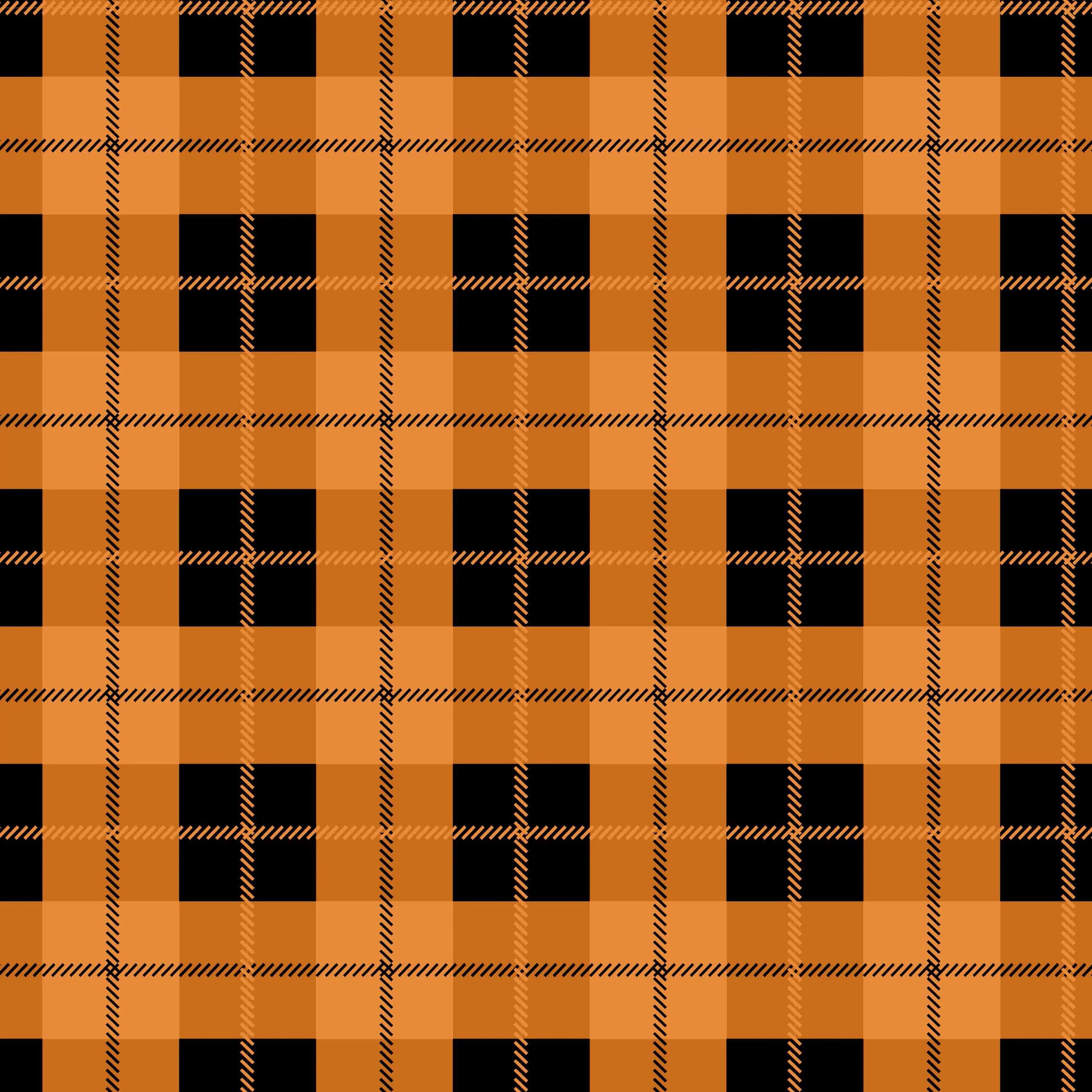 Fall Plaid Seamless Digital Paper - CraftNest - Digital Crafting and Art