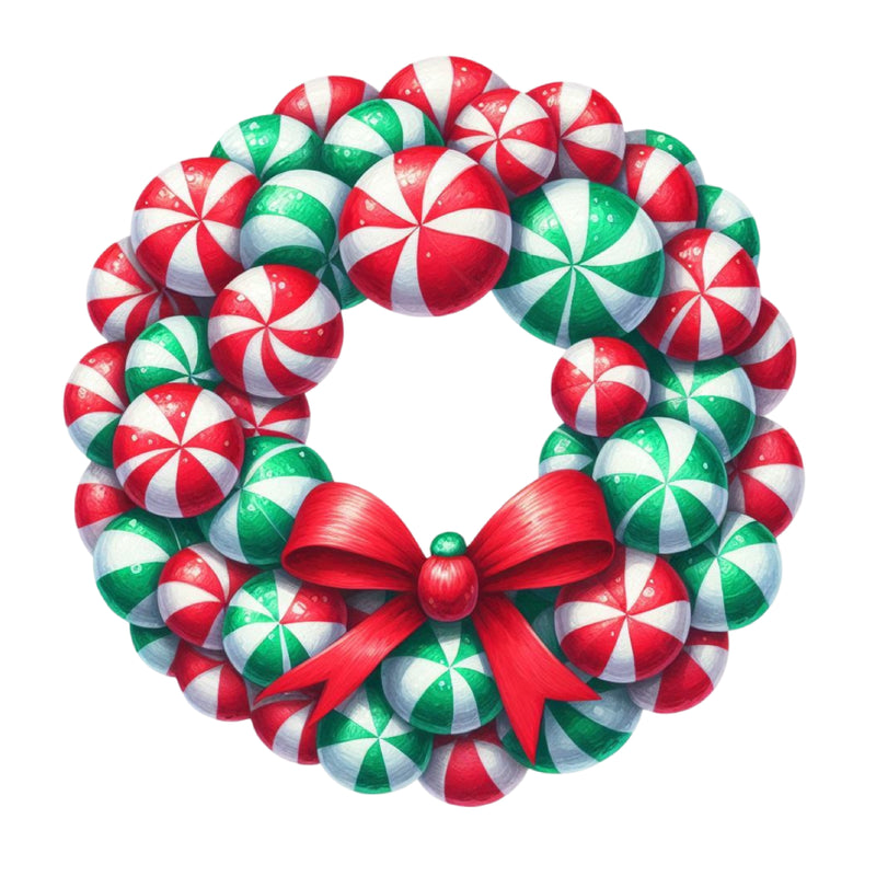 Christmas Candy Peppermint Candy Clipart Bundle - CraftNest - Digital Crafting and Art