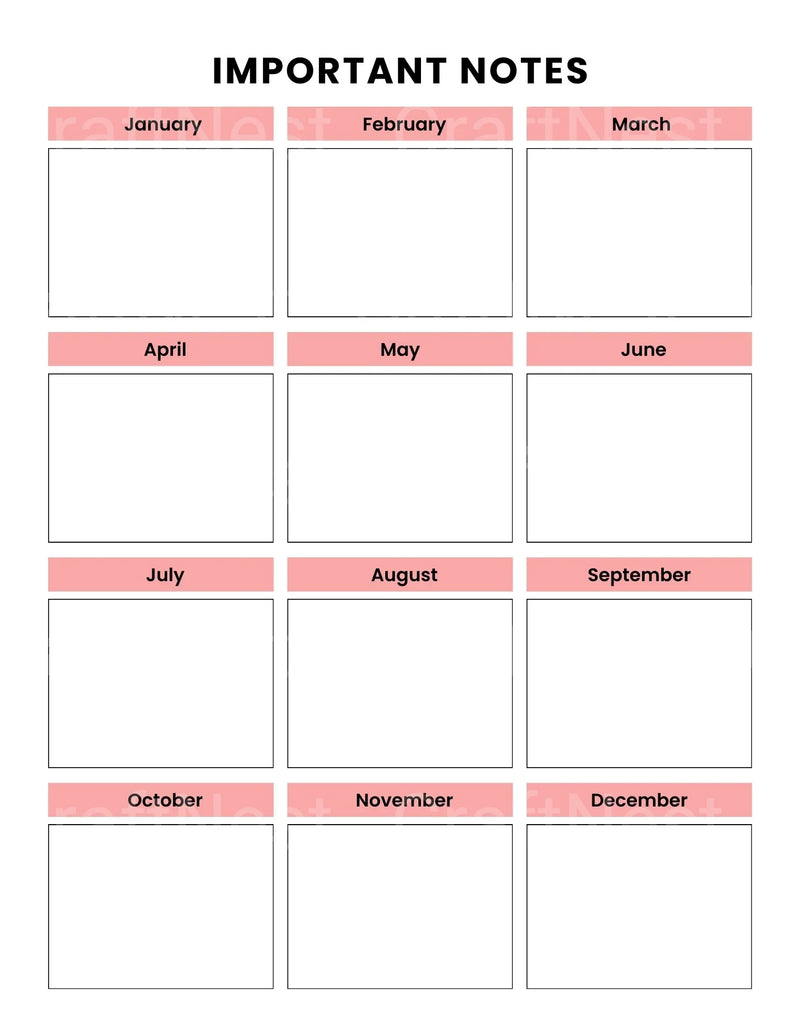 Budget Management Organizer - CraftNest - Digital Crafting and Art