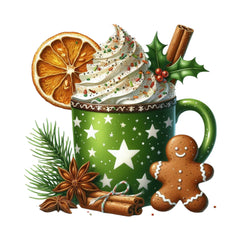 Christmas Coffee Gingerbread Clipart Bundle - CraftNest - Digital Crafting and Art
