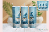 Festive Christmas Gnome Tumbler Wrap Bundle