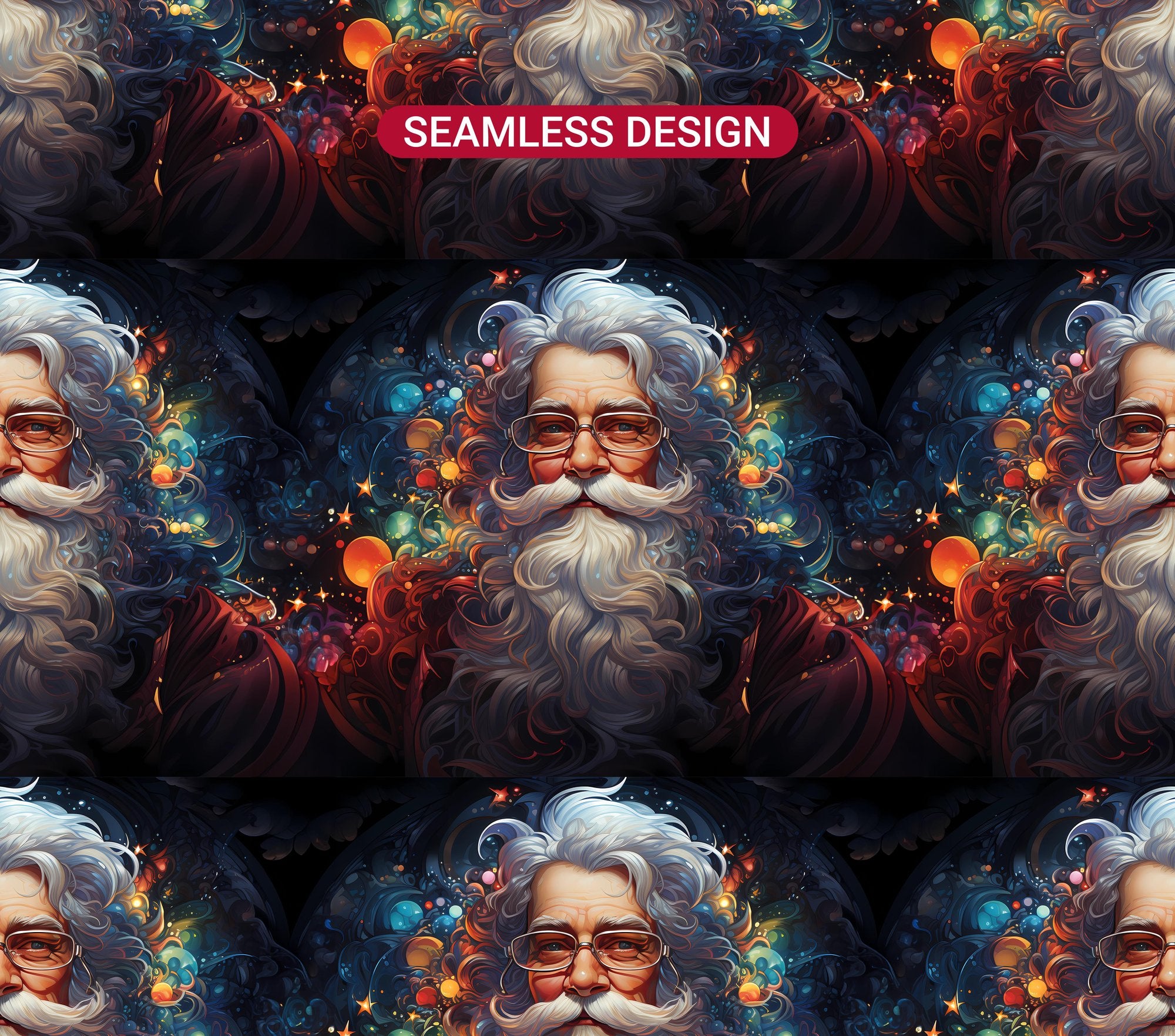 Santa Claus Tumbler Wrap - CraftNest