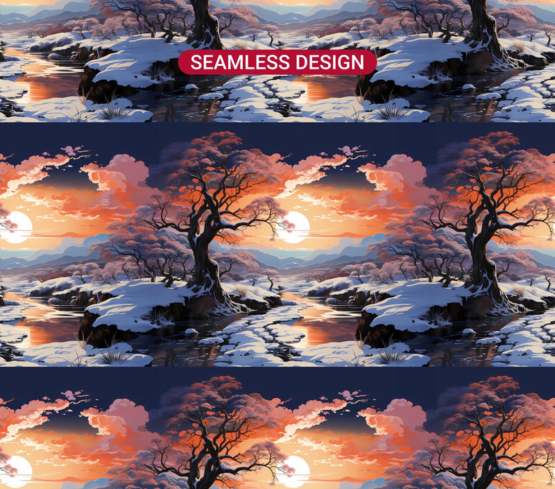 Winter Landscapes Tumbler Wrap - CraftNest