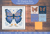 Butterfly Folk Art 3D Shadow Box SVG Bundle