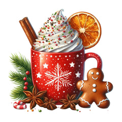 Christmas Coffee Gingerbread Clipart Bundle - CraftNest - Digital Crafting and Art