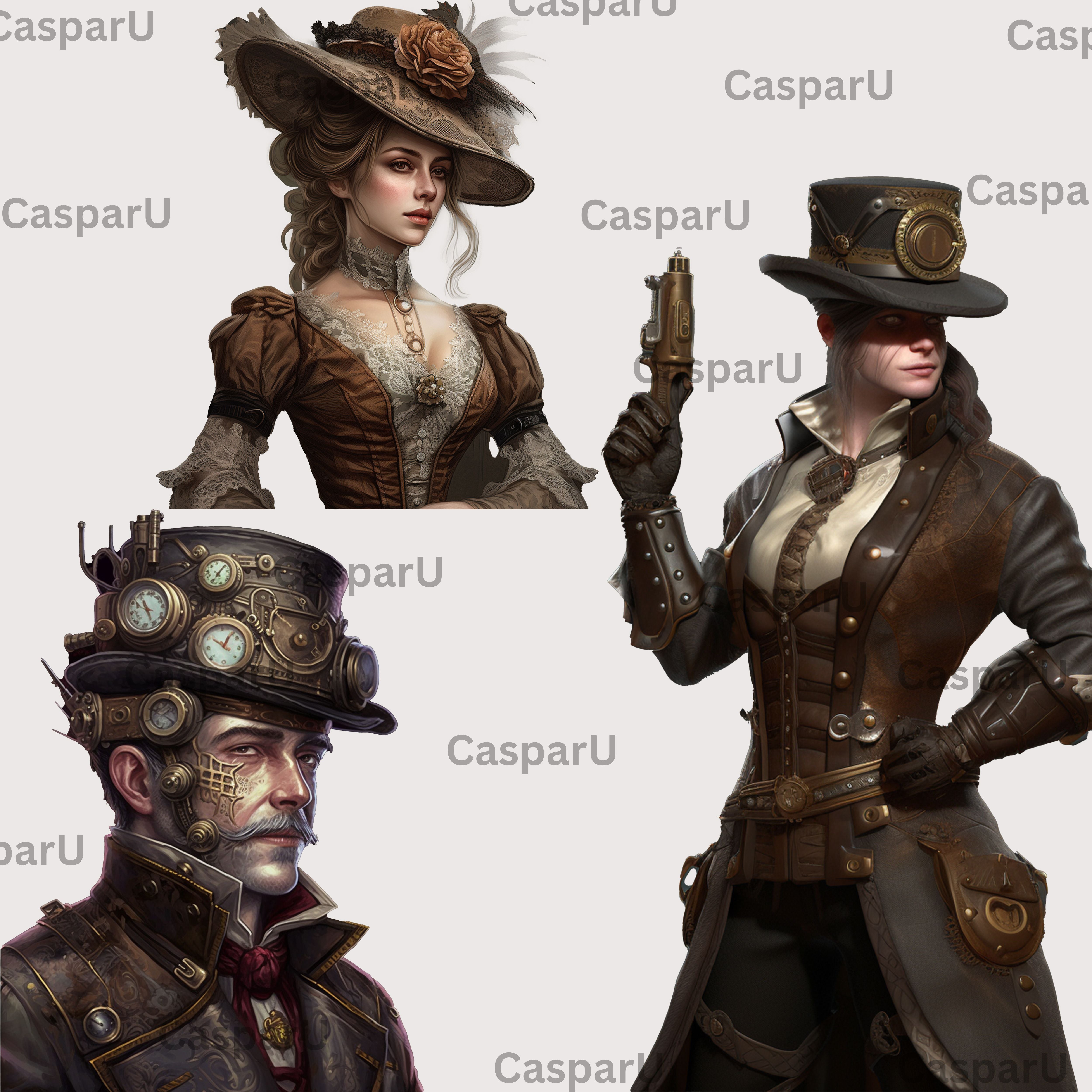 Steampunk Clipart - CraftNest