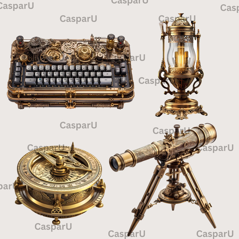 Steampunk Clipart - CraftNest