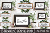 25 Farmhouse Sign SVG Bundle