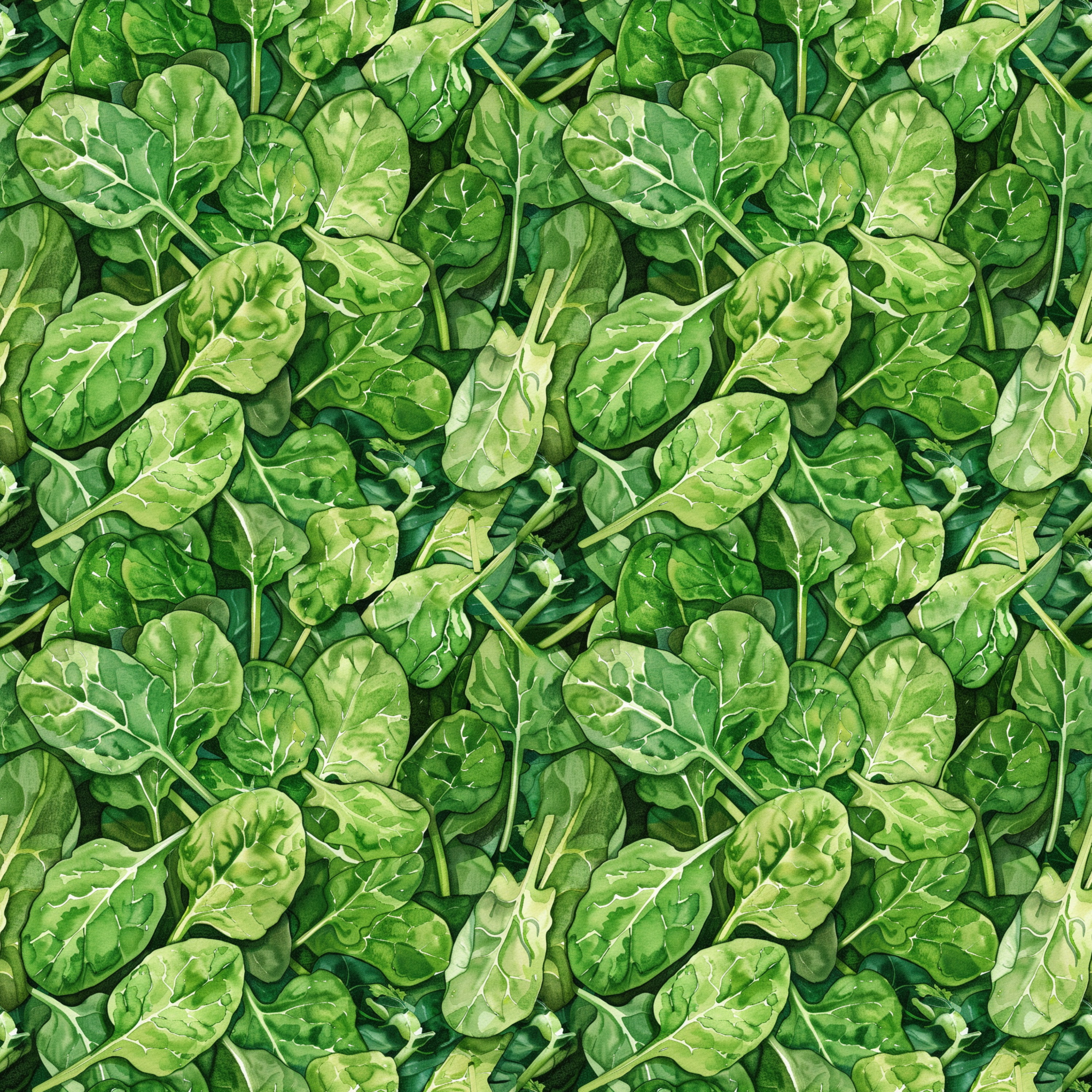 Seamless Garden Vegetable Digital Paper