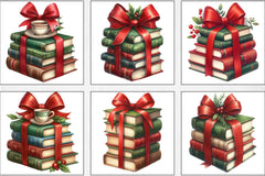 Christmas Book Set Clipart Bundle - CraftNest - Digital Crafting and Art