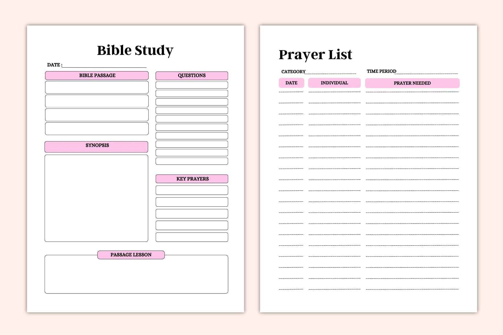 Scripture Study Journal