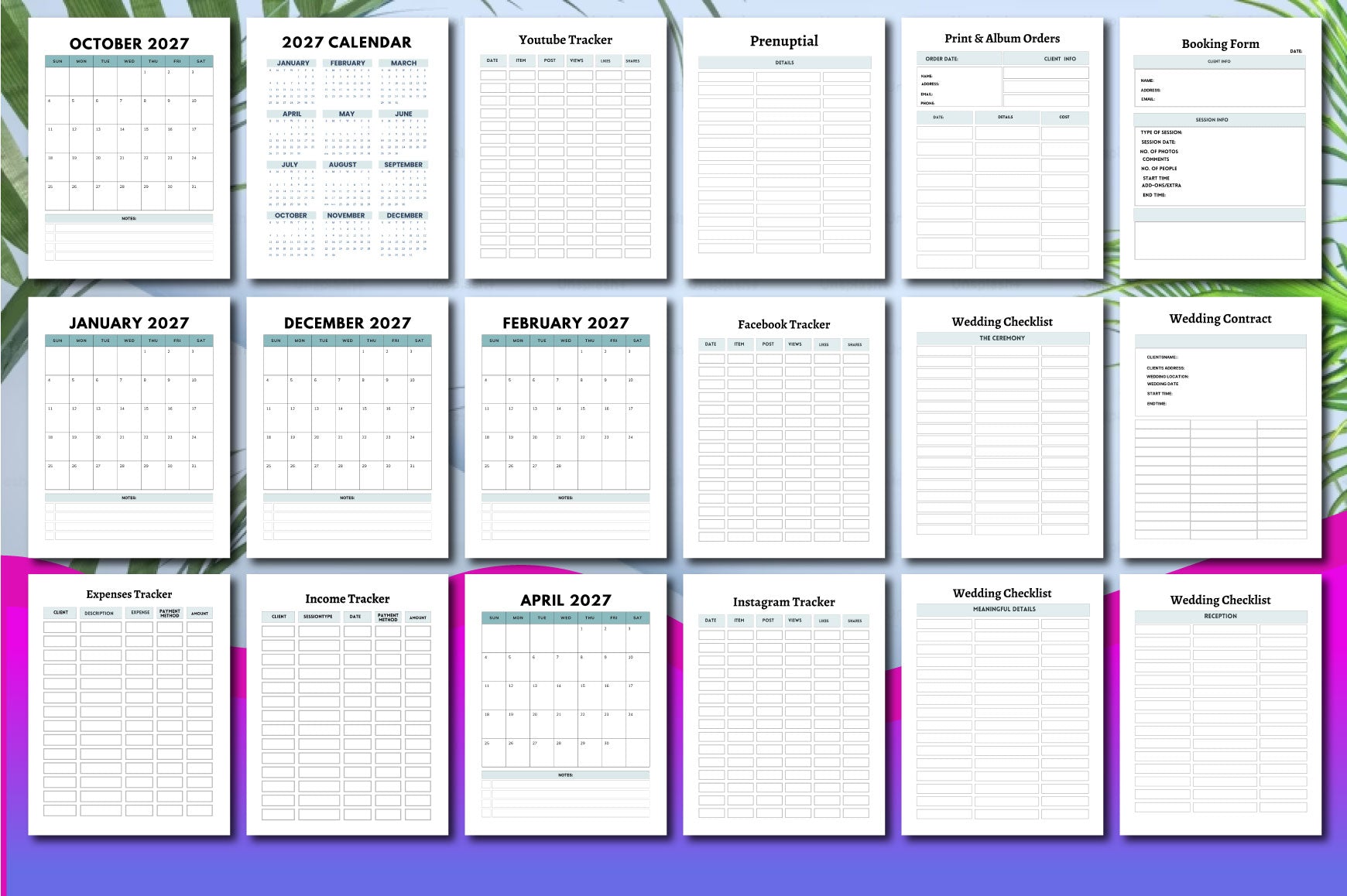 Photography Planner