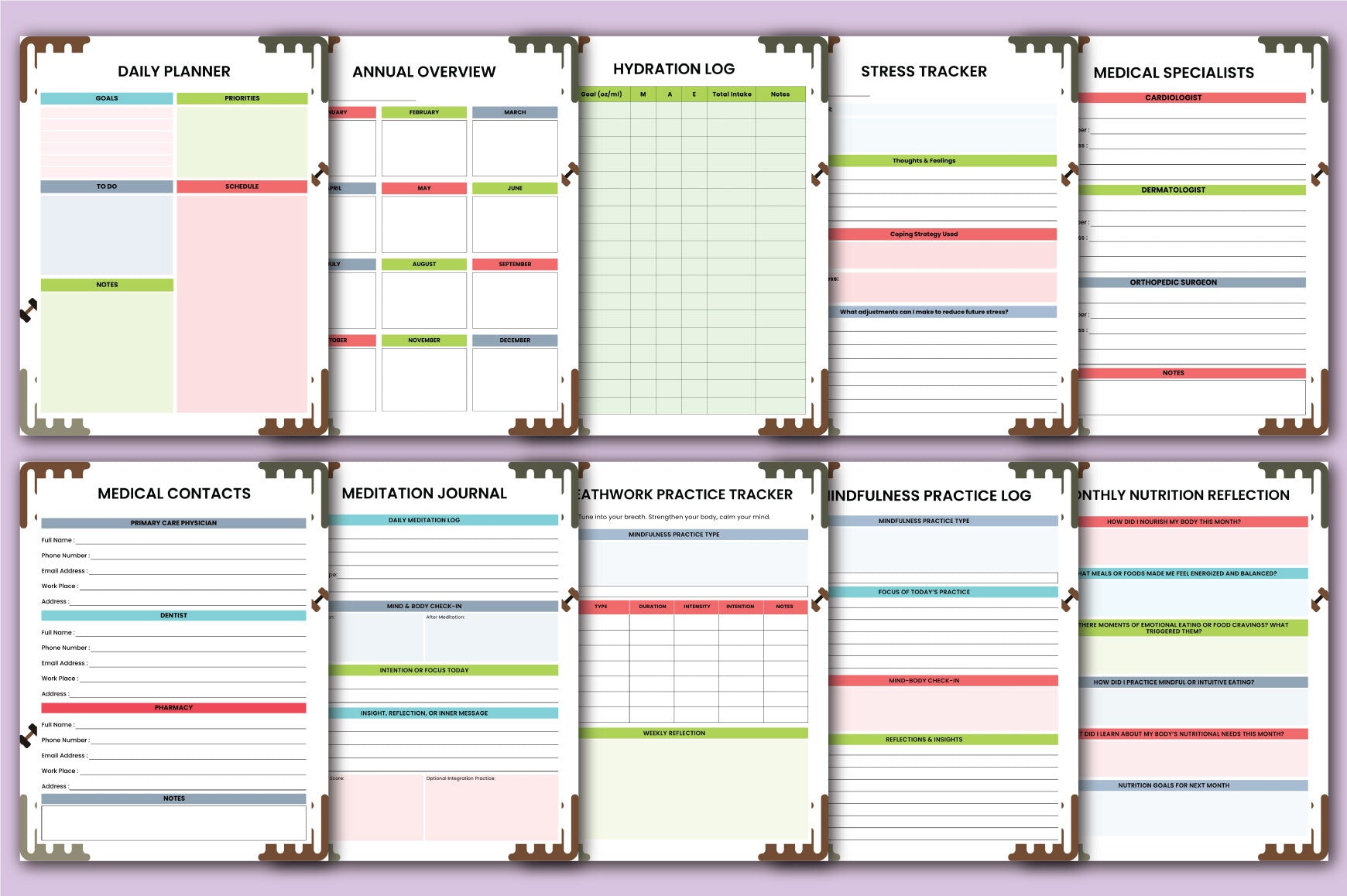 Holistic Fitness Planner