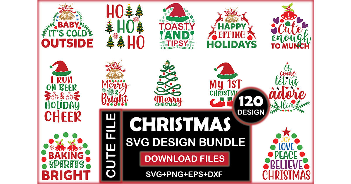 Christmas SVG Bundle 11 - CraftNest - Digital Crafting and Art