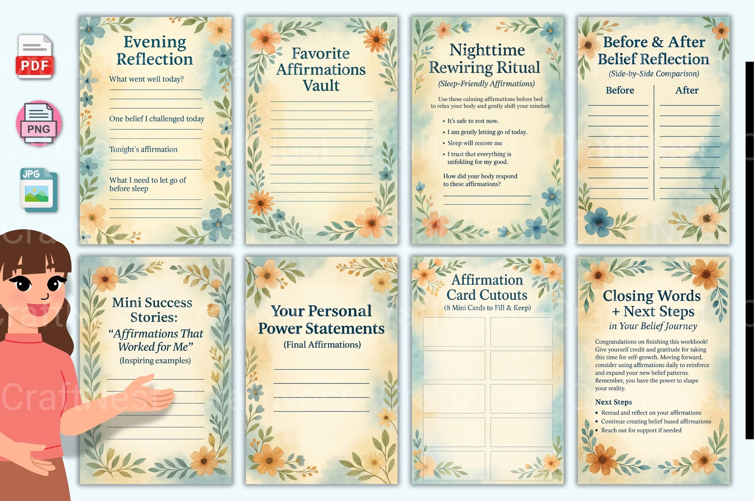 Trustworthy Affirmations for Personal Growth - CraftNest - Digital Crafting and Art