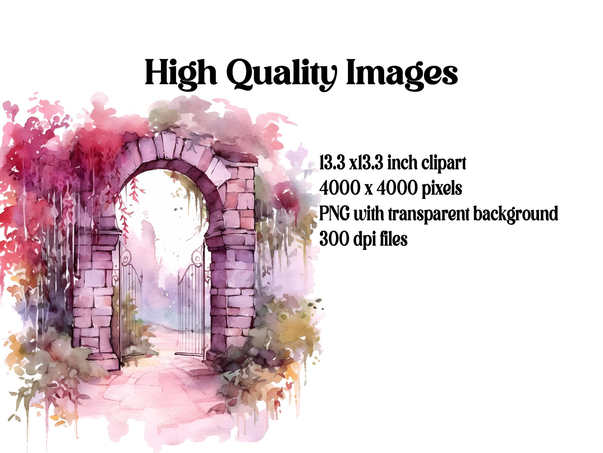 Enchanted Gates Clipart - CraftNest