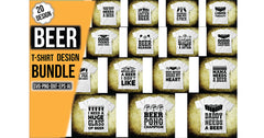 Beer T-Shirt Bundle - CraftNest - Digital Crafting and Art